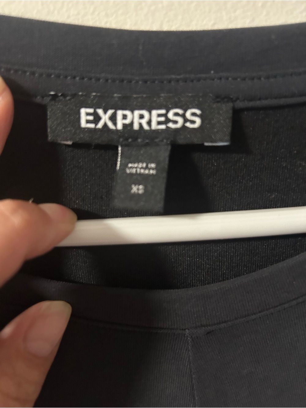 Express Black Crewneck Tee